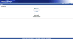 Desktop Screenshot of eventmanager.interactivegame.com